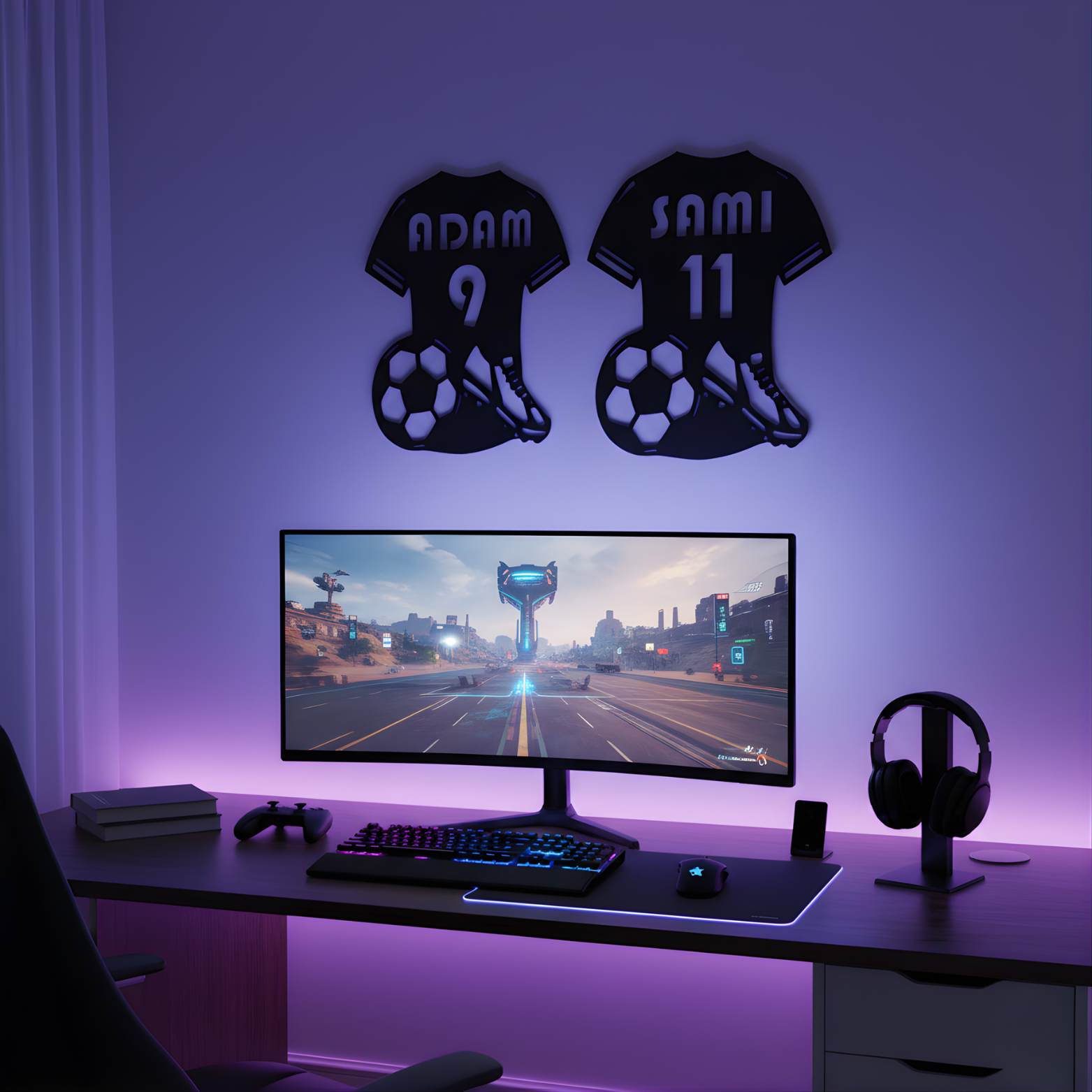 Panneau de football  Personnalisé